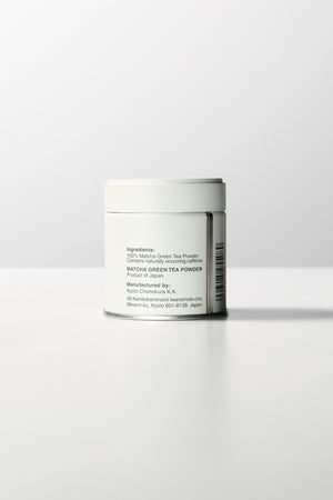 MUKU Oat Milk Reserve 30g tin, back view with ingredient label