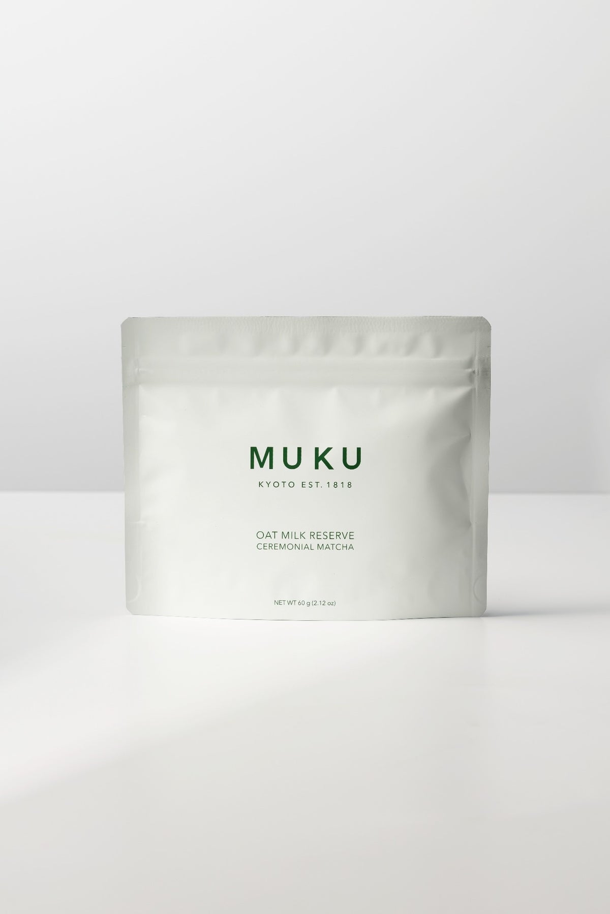 MUKU Oat Milk Reserve 60g pouch, front view